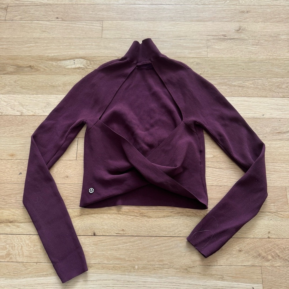 Lululemon Long Sleeve Wrap Top
